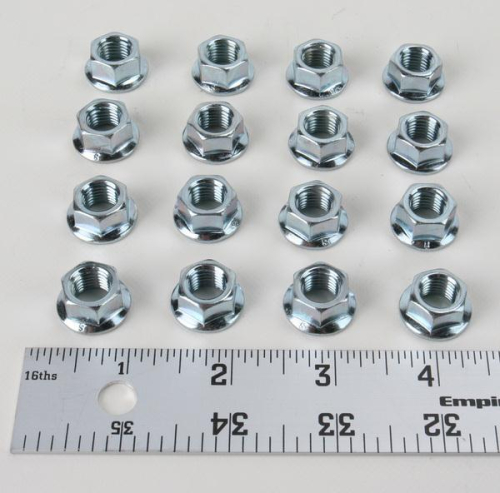 Douglas Wheel Tire - Douglas Wheel Tire Lug Nuts - 10mm x1.25mm - Flanged - Silver - 952-27K