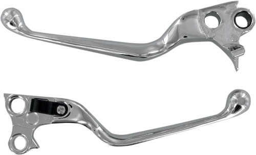 Drag Specialties - Drag Specialties Wide Blade Lever Set - Chrome - 0610-0126