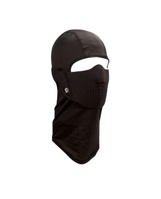 Zan Headgear - Zan Headgear Modi-Face Balaclava with Detachable Mask - WBNFM114 - Black - OSFM