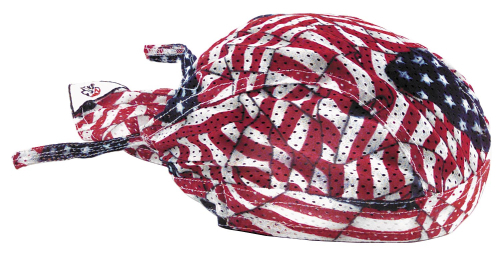 Zan Headgear - Zan Headgear Vented Flydanna - ZX265 - Wavy American Flag - OSFM