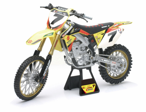 New Ray Toys - New Ray Toys 1:6 Scale Racer Replica - 2014 Suzuki RM-Z450 James Stewart/Yoshimura - 49483