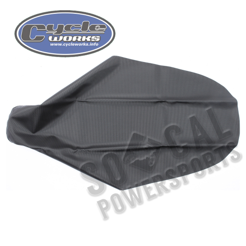 Quad Works - Quad Works Cycle Works Seat Cover - Gripper Black - 36-34000-01