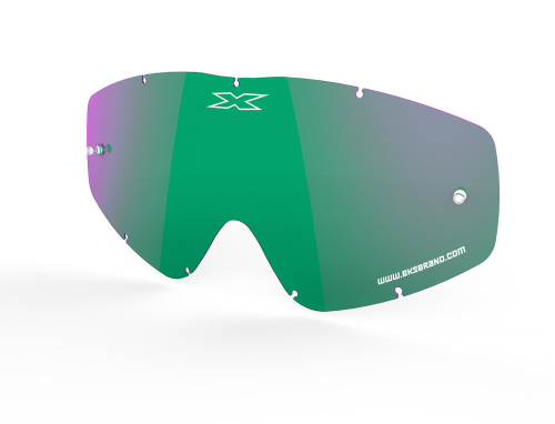 EKS Brand - EKS Brand Single-Pane Lens for Gox Goggles - Green Mirror - 067-40260