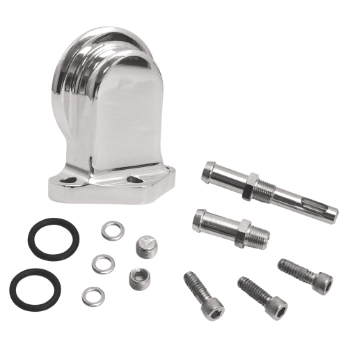 S&S Cycle - S&S Cycle Oil Filter Mounting Bracket Kit - Polished - 31-6510