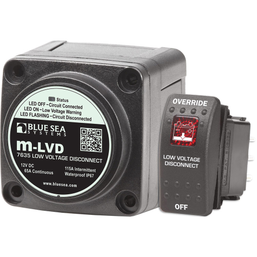 Blue Sea Systems - Blue Sea 7635 m-LVD Low Voltage Disconnect