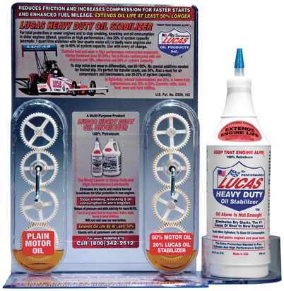 Lucas Oil - Lucas Oil Demonstrator Display - 10500