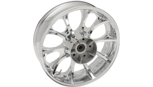 Coastal Moto - Coastal Moto Precision Cast Largo 3D Rear Wheel - 18in. x 5.5in. - Chrome - 3D-LGO185CH-ABST