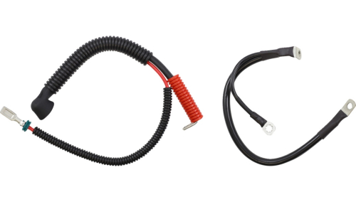 Drag Specialties - Drag Specialties Battery Cable Kit - Black - 2113-0797