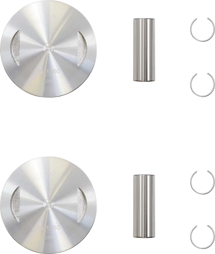 Drag Specialties - Drag Specialties Piston Kit (3.875in. Bore) - +0.005in. Bore, 9.4:1 Compression - 0911-0081