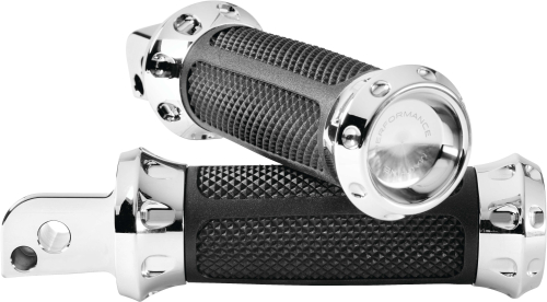 Performance Machine - Performance Machine Overdrive Footpegs - Passenger - Chrome - 0035-1245M-CH