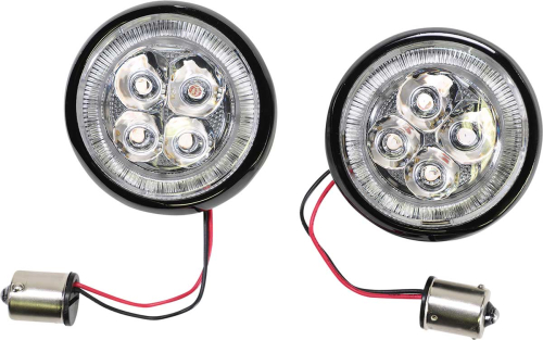 Ciro - Ciro Fang LED Signal Light Inserts - Rear/Red Lens - 45521