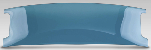 National Cycle - National Cycle Replacement Lower Windows for Heavy Duty Windshields - Blue - 23017