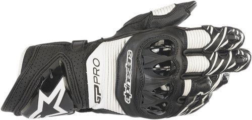 Alpinestars - Alpinestars GP Pro R3 Gloves - 3556719-12-XL - Black/White - X-Large