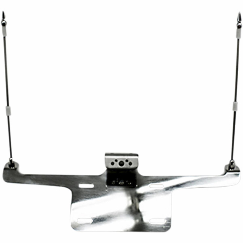 Rivco Products - Rivco Products Laydown License Plate and Double Flag Holder - FH550