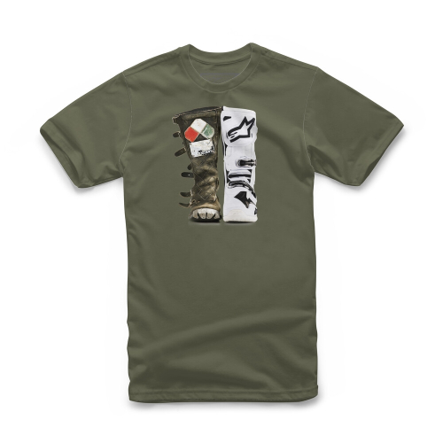 Alpinestars - Alpinestars Roots T-Shirt - 1119-72028-690-M - Military - Medium