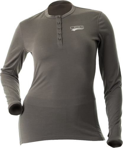 DSG - DSG Base Layer Womens Shirt - 45216 - Gray - Large
