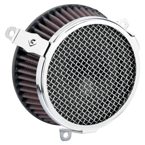 Cobra - Cobra Plain Air Cleaner Kit - Chrome - 606-0103-03