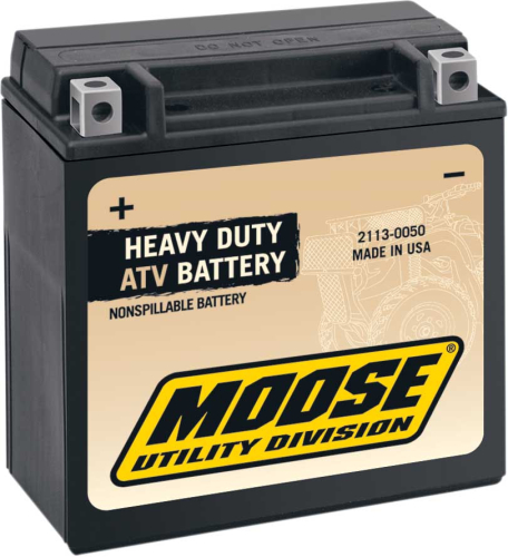 Moose Utility - Moose Utility Factory-Activated AGM Maintenance-Free Battery - MOOM7RH4S