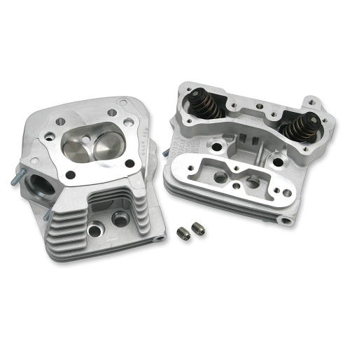 S&S Cycle - S&S Cycle Performance Cylinder Heads for Evolution Big Twin - Natural Aluminum Finish - 106-6059