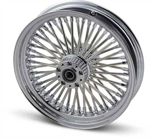 Drag Specialties - Drag Specialties Fat Daddy 50 Spoke Radially Laced Front Wheel - 16x3.5 (Dual Disc) - 0203-0250