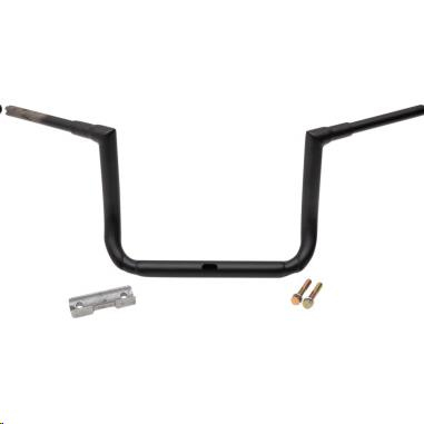 LA Choppers - LA Choppers 1-1/2in. Grande Twin Peaks Touring Handlebars - 12in. Rise - Flat Black - LA-7365-12M