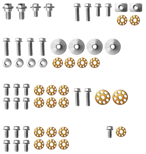 Cycra - Cycra Body Plastic Fastener Set - 1CYC-BK2001