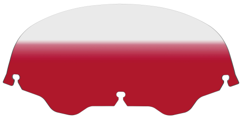Memphis Shades - Memphis Shades Standard Windshield - 7in. - Gradient Ruby - MEP8142