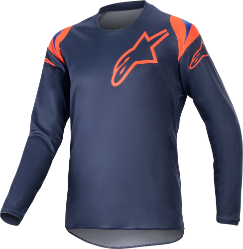 Alpinestars - Alpinestars Racer Narin Youth Jersey - 3771823-7141-MD - Night Navy/Hot Orange - Medium