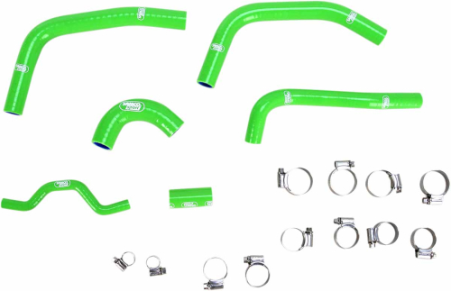 Moose Racing - Moose Racing OEM Fit Radiator Hose Kit - 6 Piece - Green - 1902-0794