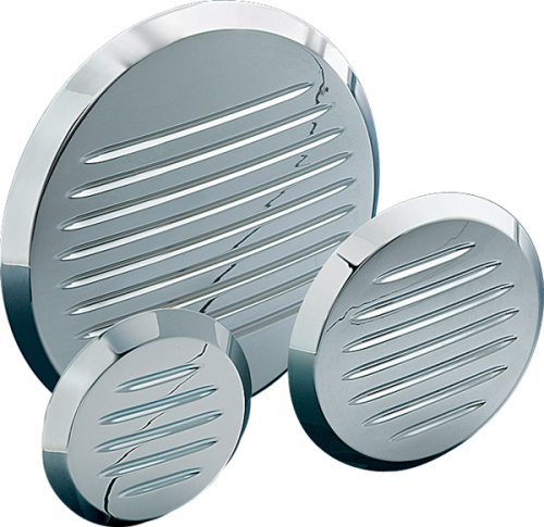 Kuryakyn - Kuryakyn Engine Cover Inserts - Chrome - 7708