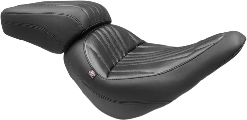 Mustang - Mustang Standard Touring Passenger Seat - Dagger Stitch - Black - 75722