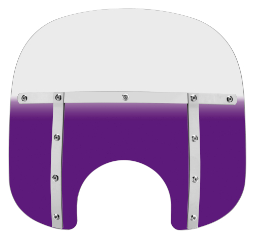 Memphis Shades - Memphis Shades Memphis Fats Windshield (7in. Cutout) - 13in. - Gradient Purple - MEM3114