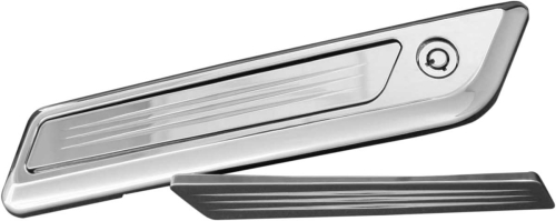 Accutronix - Accutronix Diamond Saddlebag Latch Inserts - Chrome - BLI14-IC