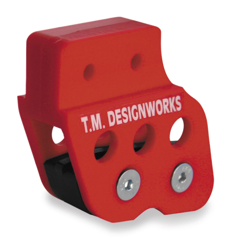 T.M. Designworks - T.M. Designworks Rear Chain Guide and Solid Powerlip Wear Pad - Black - RCG-007-BK
