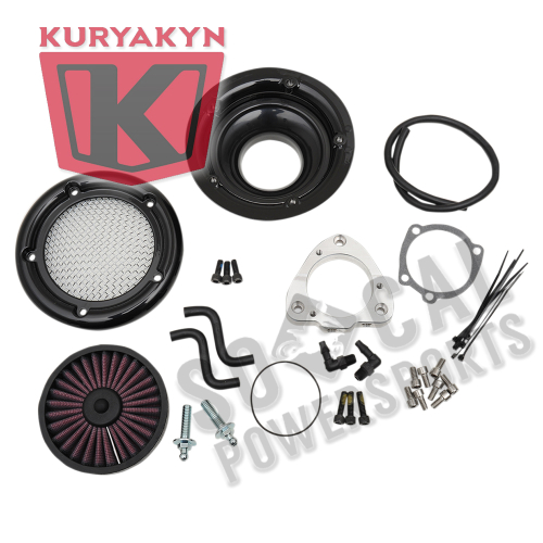 Kuryakyn - Kuryakyn Velociraptor Air Cleaner - Black - 9880