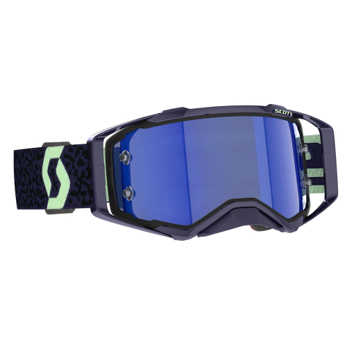 Scott USA - Scott USA Prospect Amplifier Goggles - 285536-7696349 - Dark Purple/Mint Green/Blue Chrome Lens - OSFM