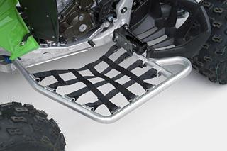 DG Performance - DG Performance Fat Series Alloy Nerf Bars - Silver Bar - Black Web - 602-8450