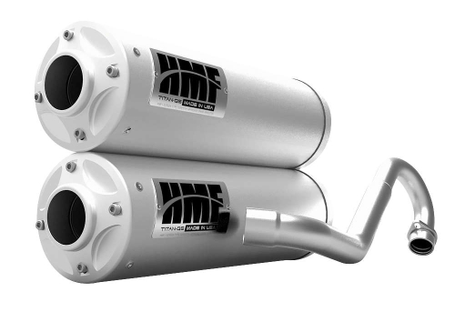 HMF Engineering - HMF Engineering Titan Series Dual Full System - Stainless Steel - 51660A637488