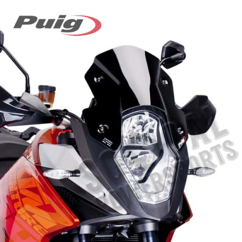 PUIG - PUIG Racing Windscreen - Black - 6847N