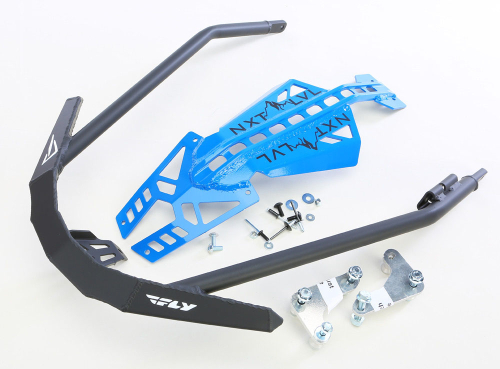 Skinz Protective Gear - Skinz Protective Gear Front Aluminum Bumper - Black/Blue - NXPFB225-GBL