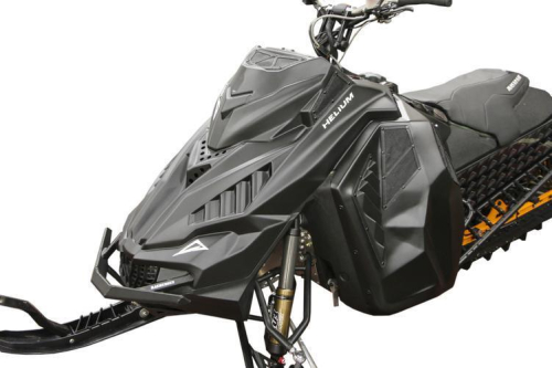 Skinz Protective Gear - Skinz Protective Gear Helium Lightweight Hood Kit - Flat Black with Intake - SDHK450-BK