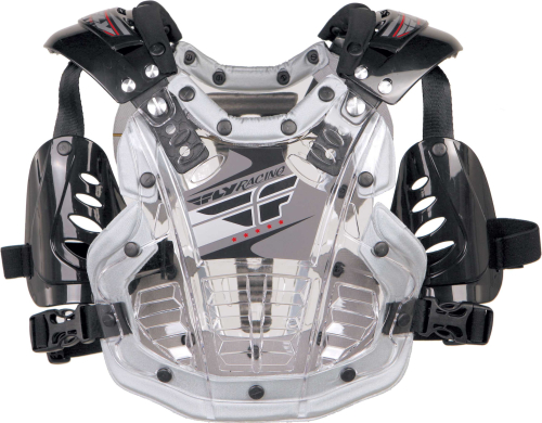 Fly Racing - Fly Racing Convertible II Protective Mini Gear - 8001000032 - Clear/Silver - OSFM