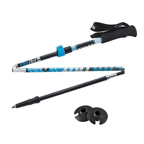 Yukon Charlies - Yukon Charlies Flipout Trekking Poles - Carbon (Blue/Gray) - 83-0107