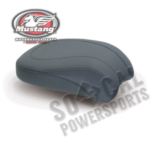 Mustang - Mustang Wide Tripper Passenger Seat - Smooth - Black - 76811