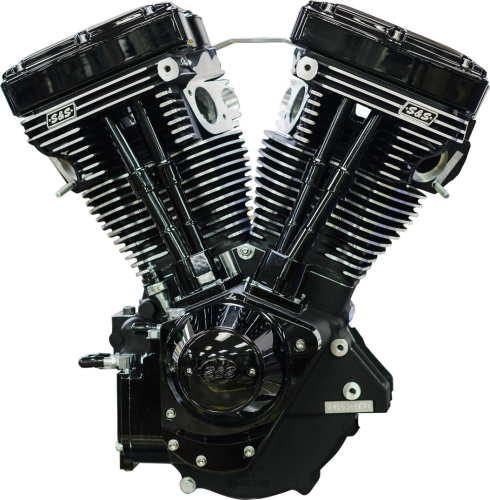 S&S Cycle - S&S Cycle V124 Long Block Engine - Black Edition - 310-1158