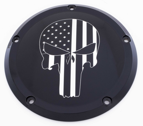 Custom Engraving LTD - Custom Engraving LTD Patriotic Points Cover for Marine Ega - Black - TC - MAR08-04BG