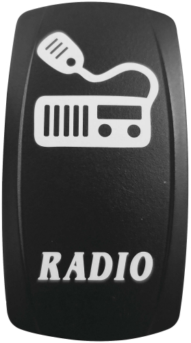 ModQuad - ModQuad Laser Engraved Light Switch - Radio - RS-RADIO