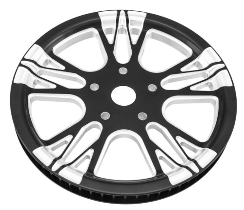 Xtreme Machine - Xtreme Machine Execute Pulley - 70Tx1 1/2in. - Black Cut Xquisite - 0093-0070XEXL-BMP