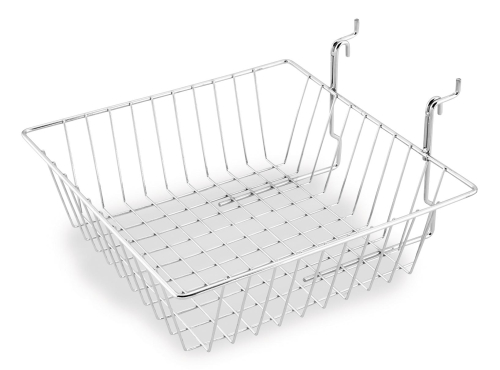 Tucker - Tucker 12 x 12 x 4 Mesh Basket Slat Accessory - Chrome - 26-299CH