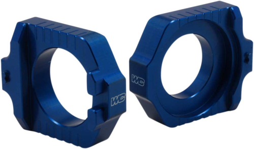 Works Connection - Works Connection Elite Axle Blocks Kit - Blue - 17-250